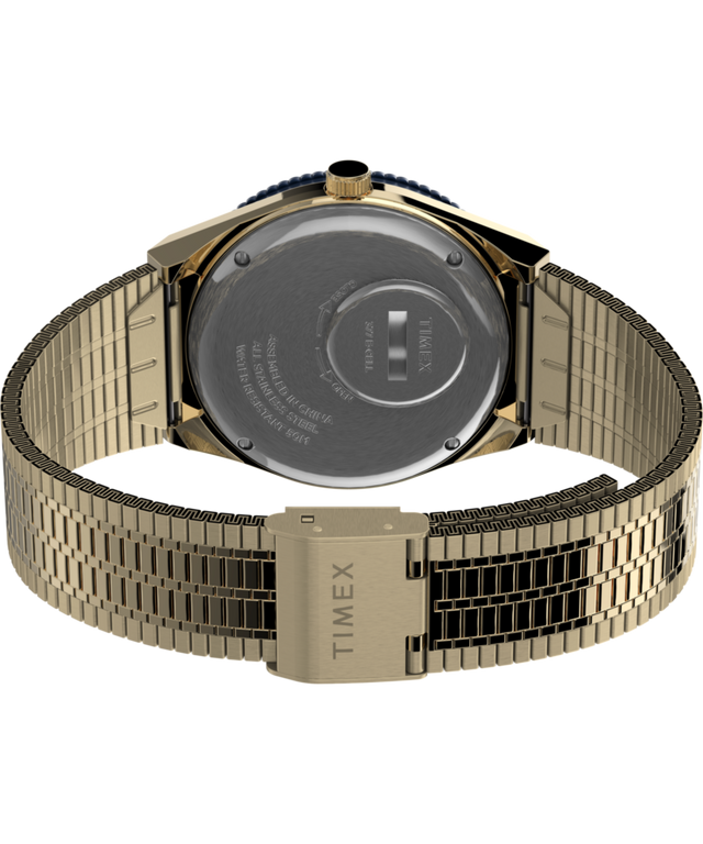 TW2U62000 Q Timex Reissue 38mm Stainless Steel Bracelet Watch Caseback with Attachment Image
