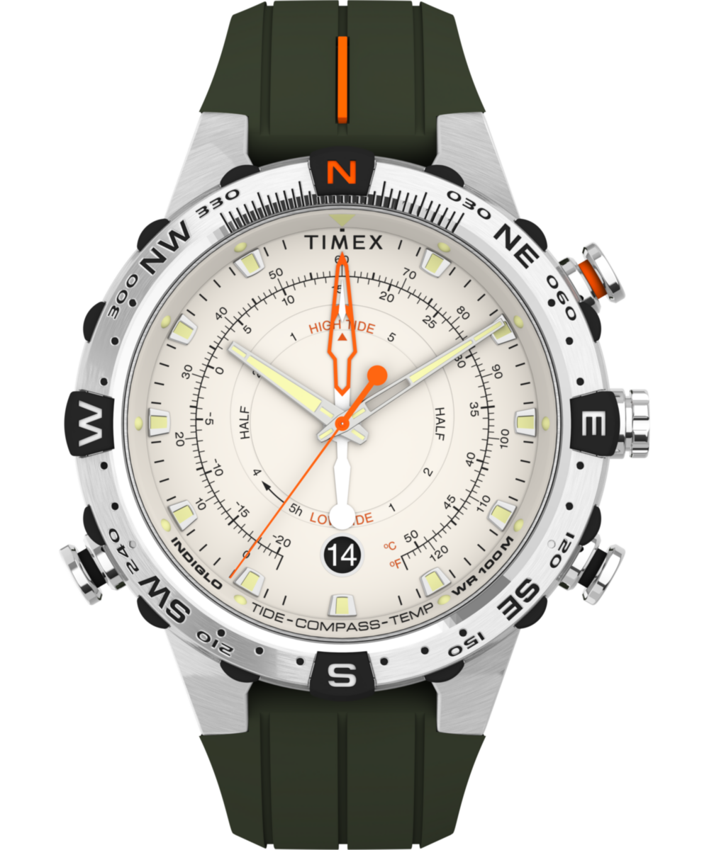 Expedition Tide-Temp-Compass 45mm Silicone Strap Watch - TW2V22200
