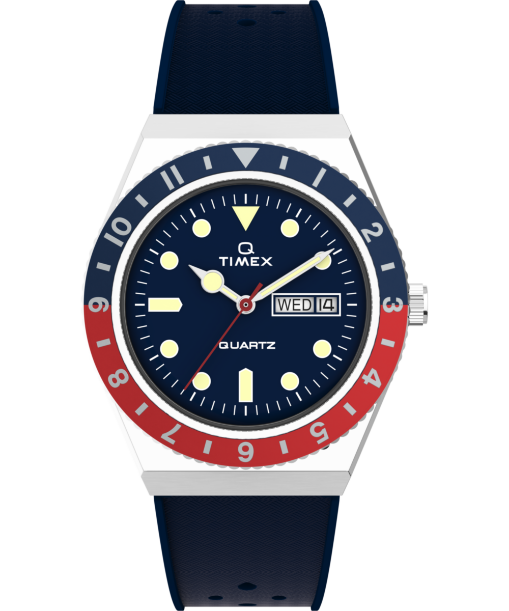 Q Timex 38mm Synthetic Rubber Strap Watch - TW2V32100 | Timex EU