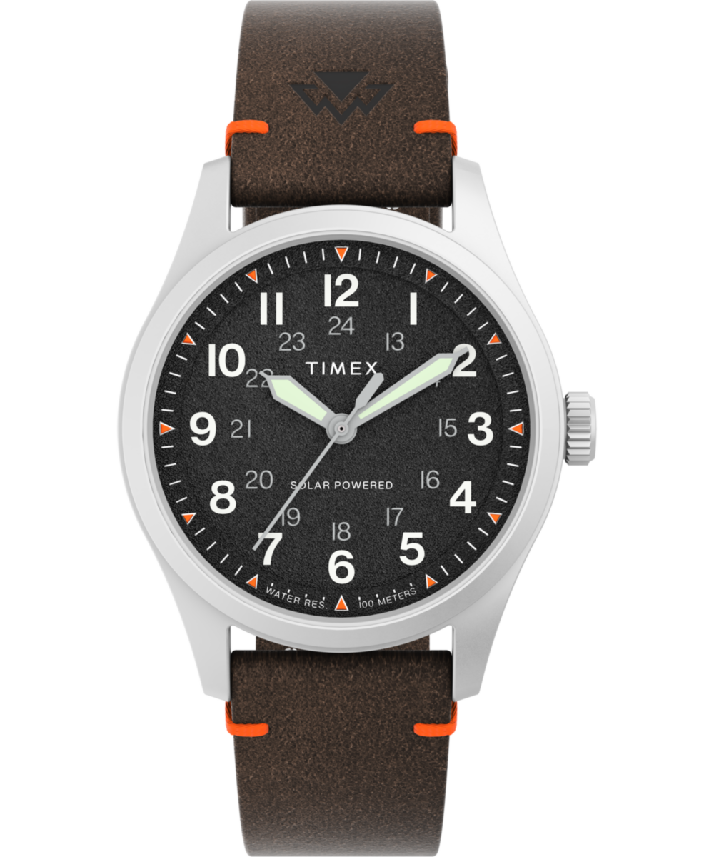 TIMEX Expedition Field Solar 36mm ソーラー Expedition Field Solar 36mm Eco-Friendly Leather Strap Watch