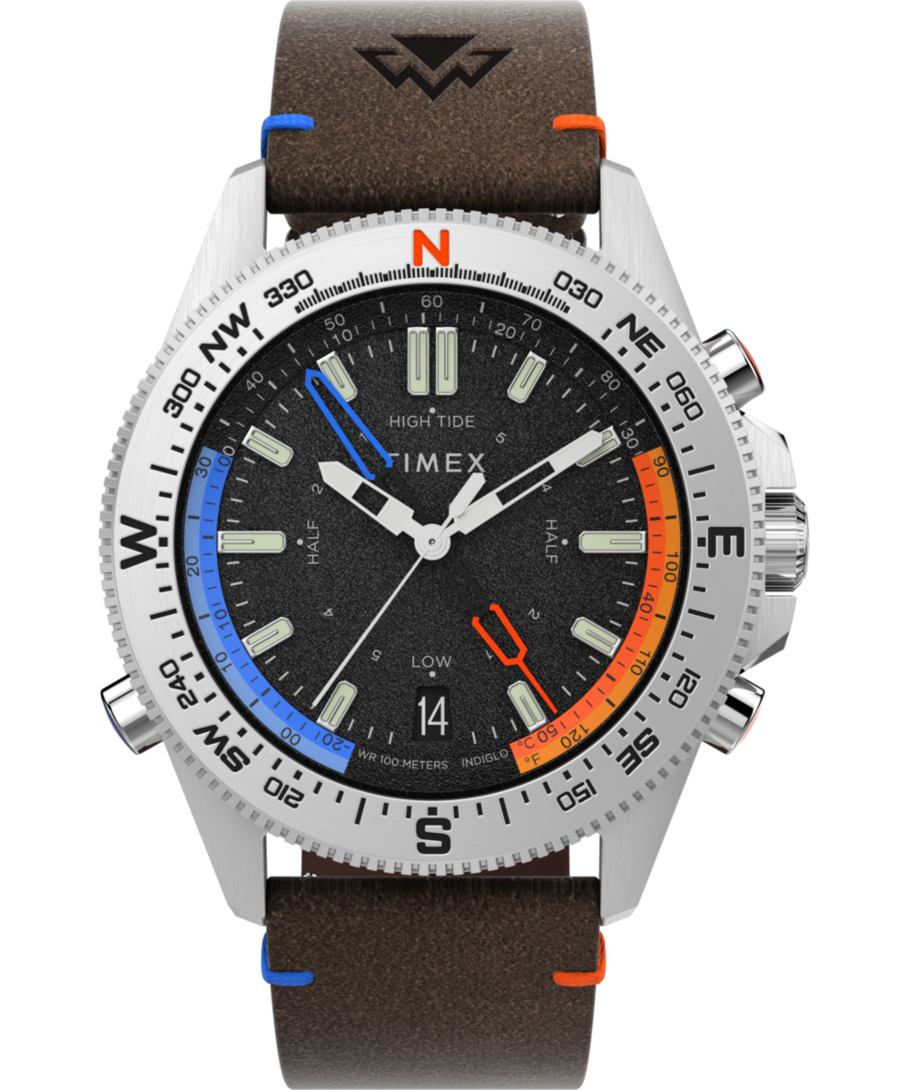 Expedition Tide-Temp-Compass 43mm Eco-Friendly Leather Strap Watch Expedition Tide-Temp-Compass 43mm Eco-Friendly Leather Strap Watch