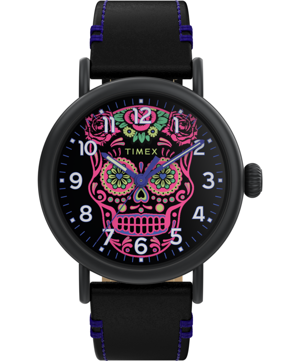 Timex Waterbury Standard Dia de los Muertos 40mm Leather Strap