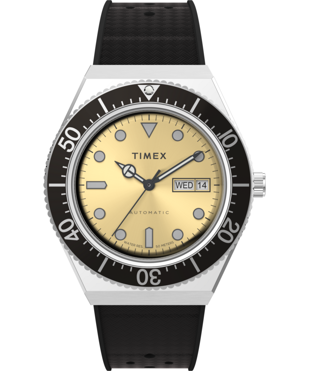 M79 Automatic 40mm Synthetic Rubber Strap Watch - TW2W47600 | Timex EU