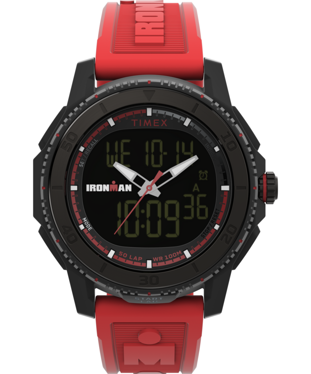 TIMEX® IRONMAN® Adrenaline Ana-digi 46.5mm PU Strap Watch