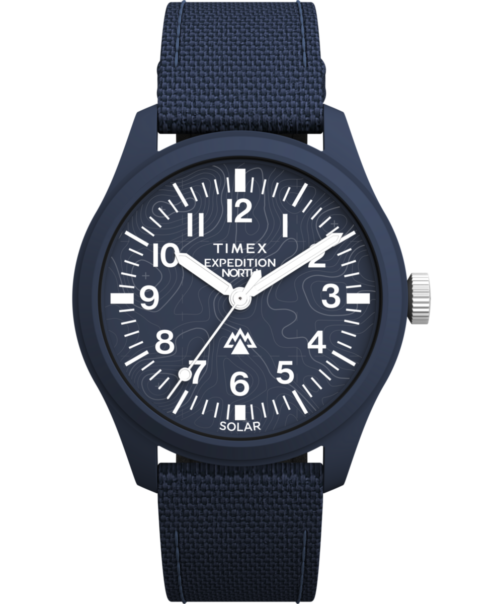 アクセサリー tetra424 Expedition Traprock Solar 40mm Eco-friendly Strap Watch