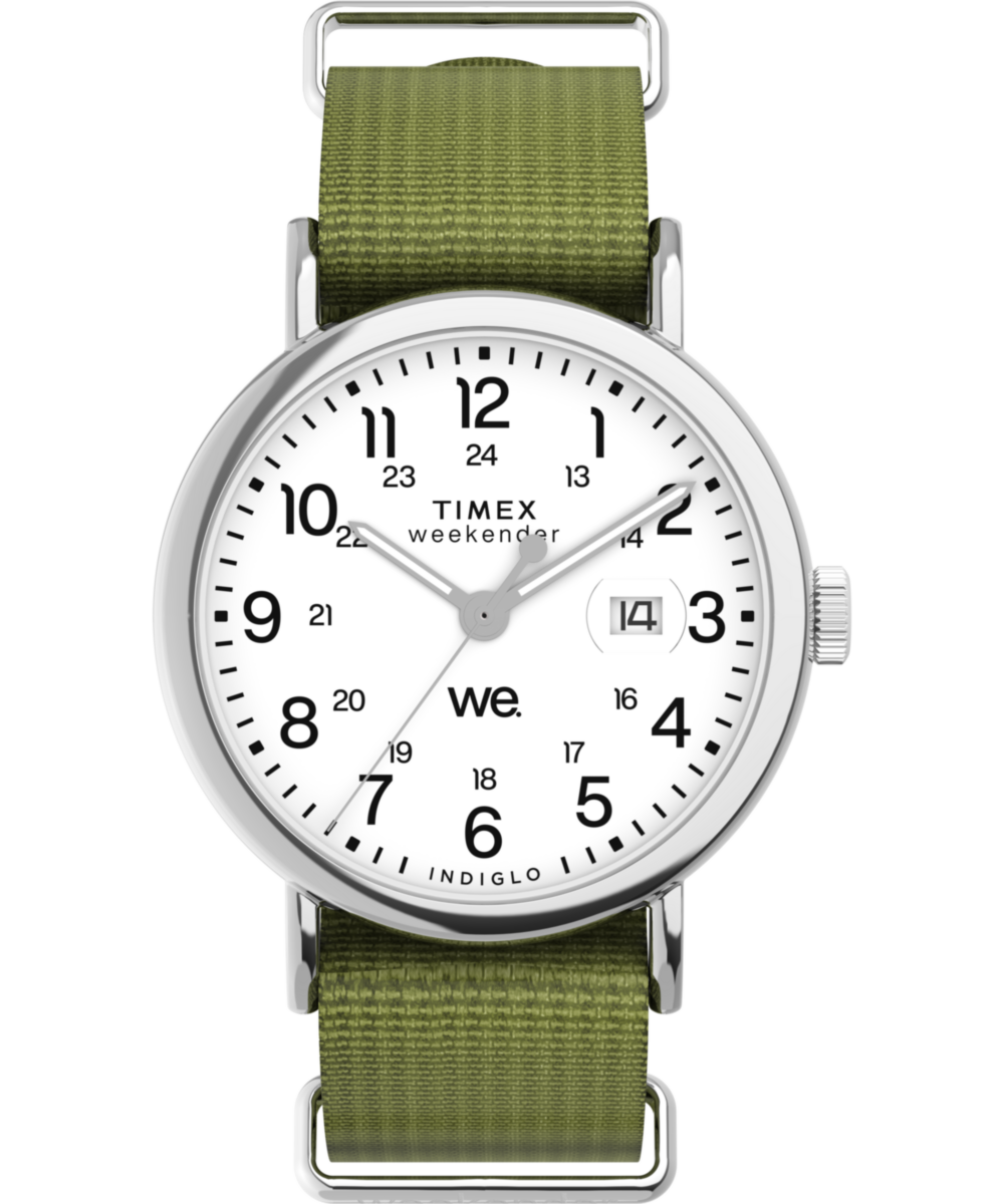 Weekender 40mm Fabric Strap Watch TW2W86000 Timex EU