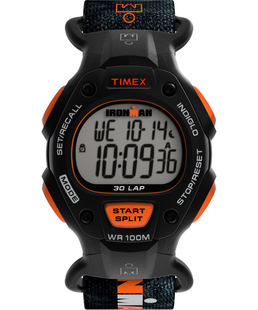 TIMEX® IRONMAN® Classic 30-Lap 38mm Recycled Fabric Strap Watch