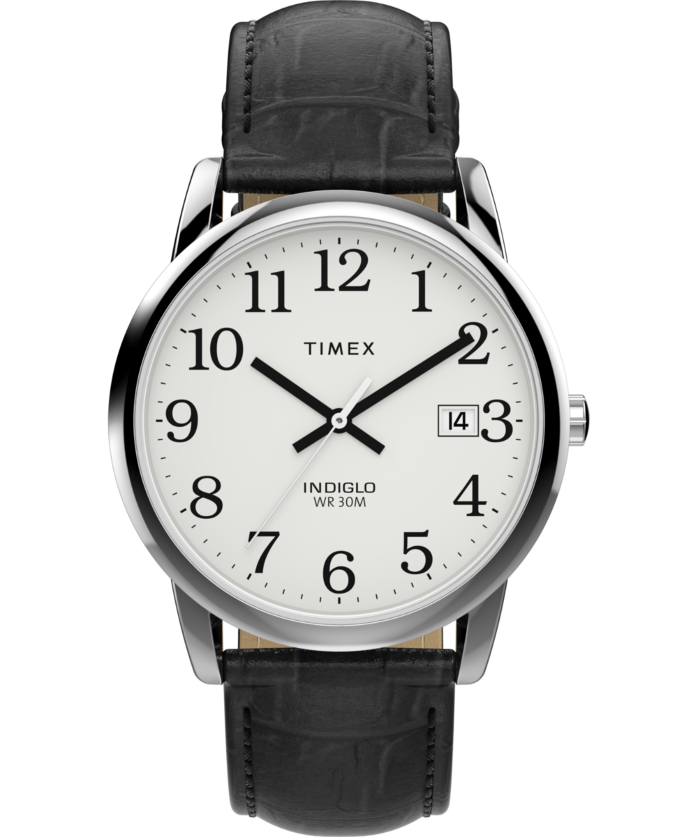 Easy Reader® 35mm Leather Strap Watch - TW2W95400 | Timex EU