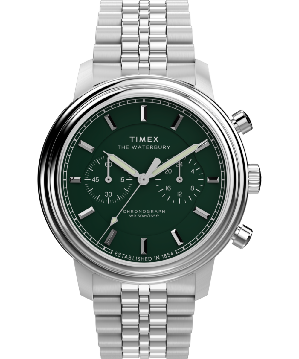 メル80423 Waterbury Metropolitan Chronograph 41mm Stainless Steel Bracelet
