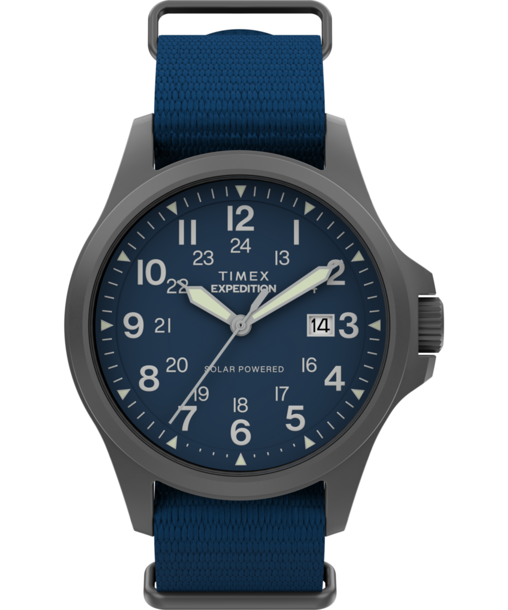 【新品未使用・メーカ保証付】TIMEX EXPEDITION SOLAR 腕時計 Expedition® Field Post Solar 41mm Eco-Conscious Fabric Strap Watch