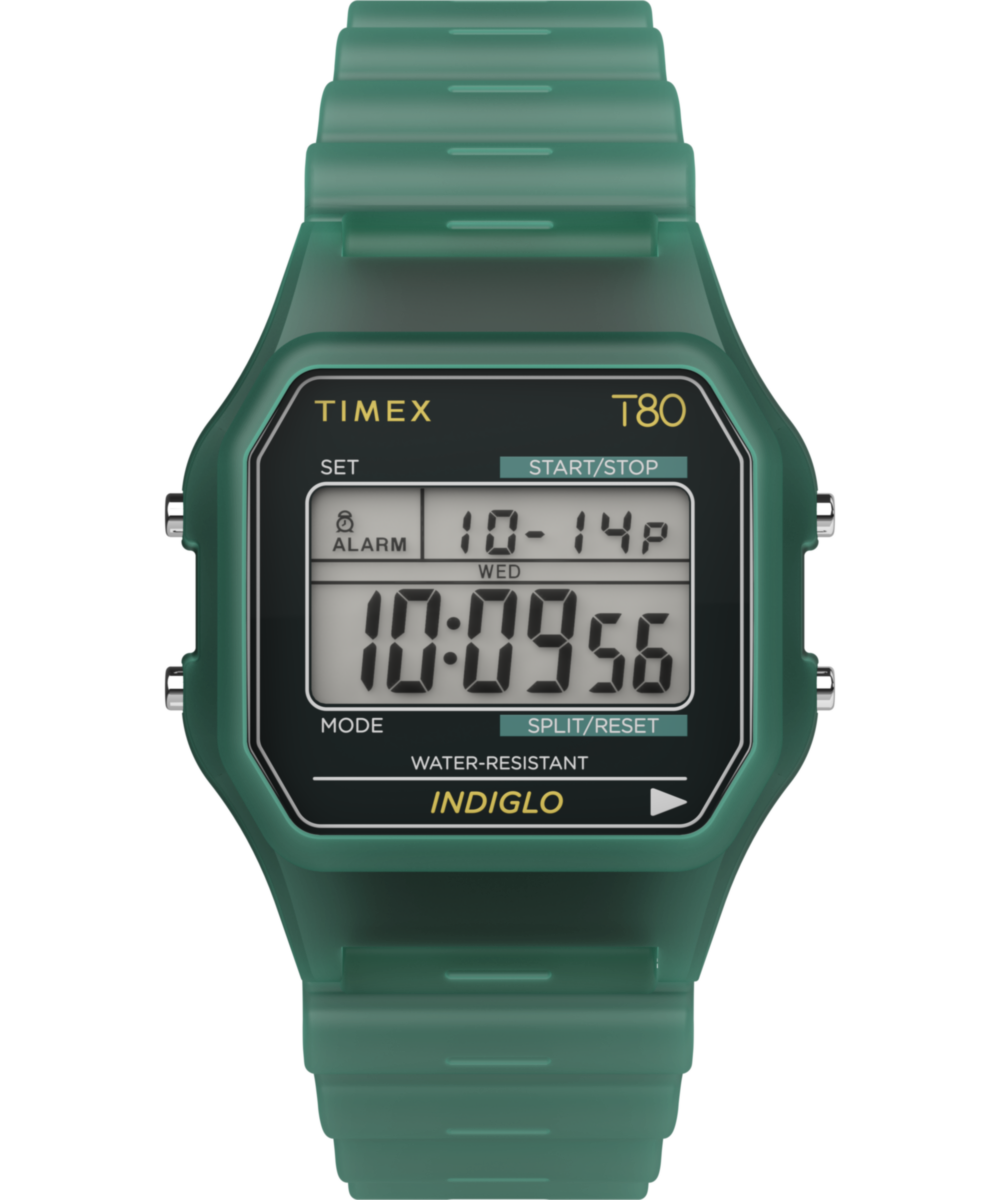 Timex T80 34mm Resin Strap Watch - TW2Y34100 | Timex EU