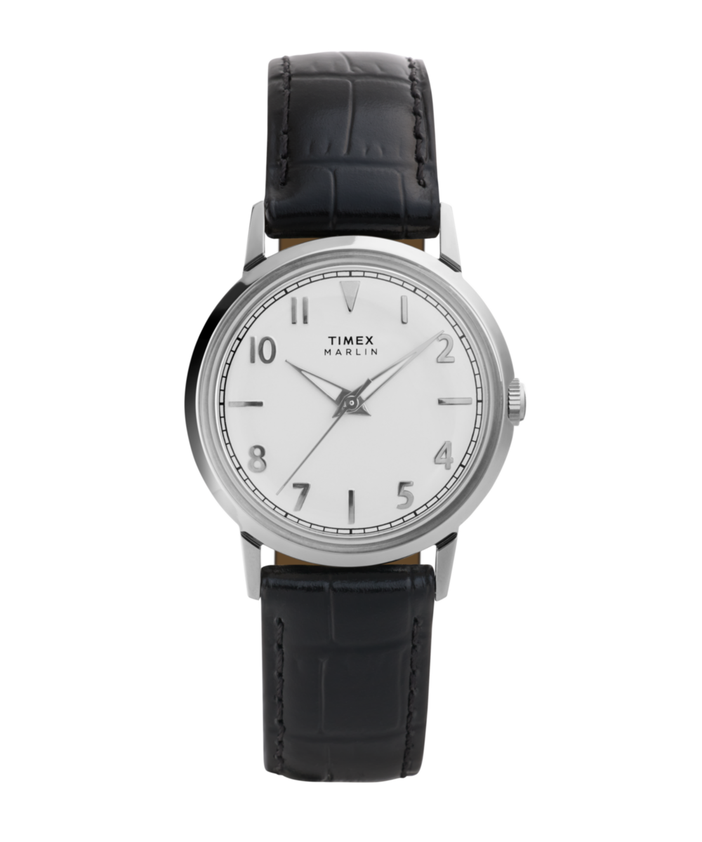 Marlin® Quartz 34mm Leather Strap Watch - TW2Y37600 | Timex EU