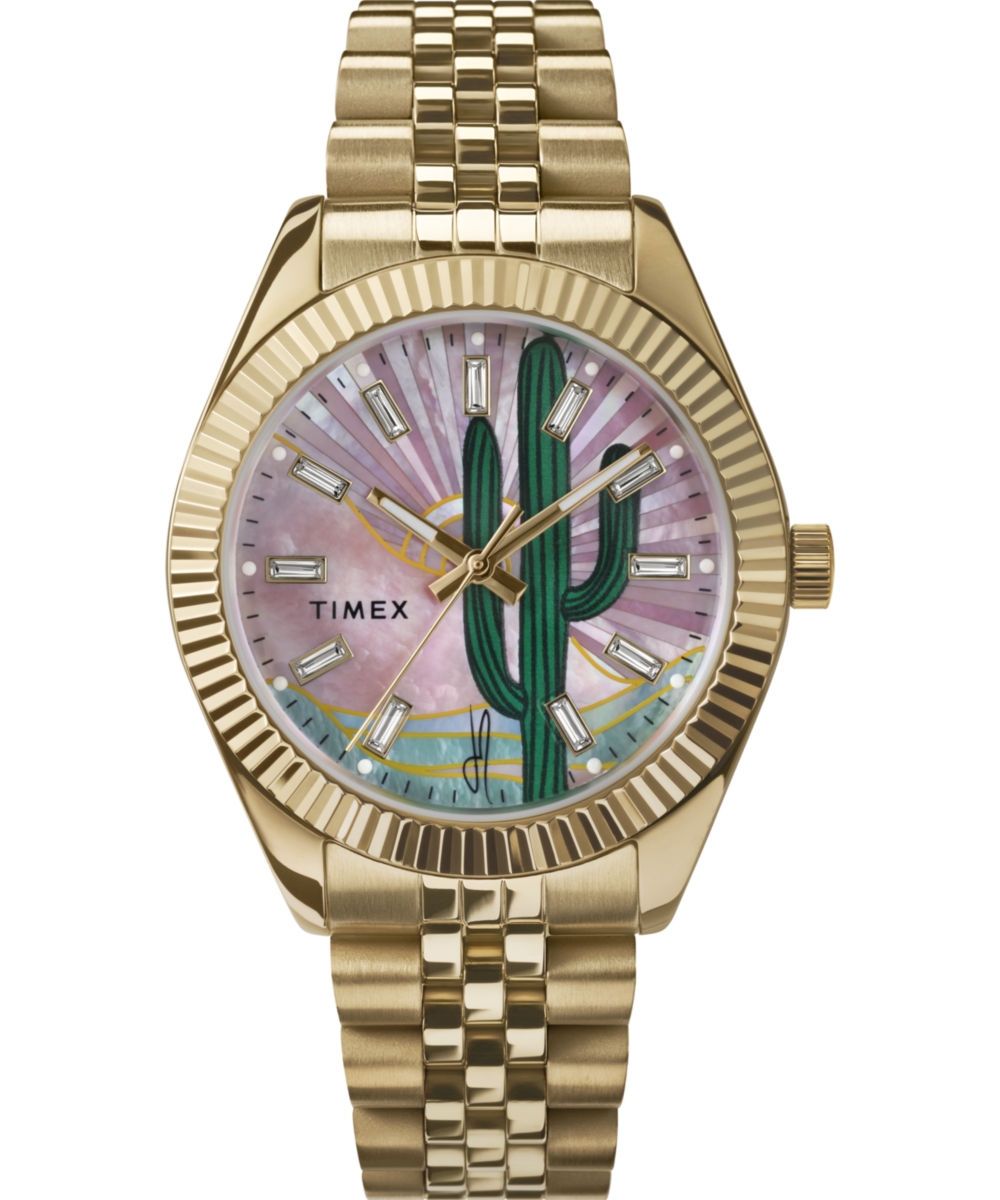 Timex x Jacquie Aiche Desert Daze 36mm Stainless Steel Bracelet Timex x Jacquie Aiche Desert Daze 36mm Stainless Steel Bracelet