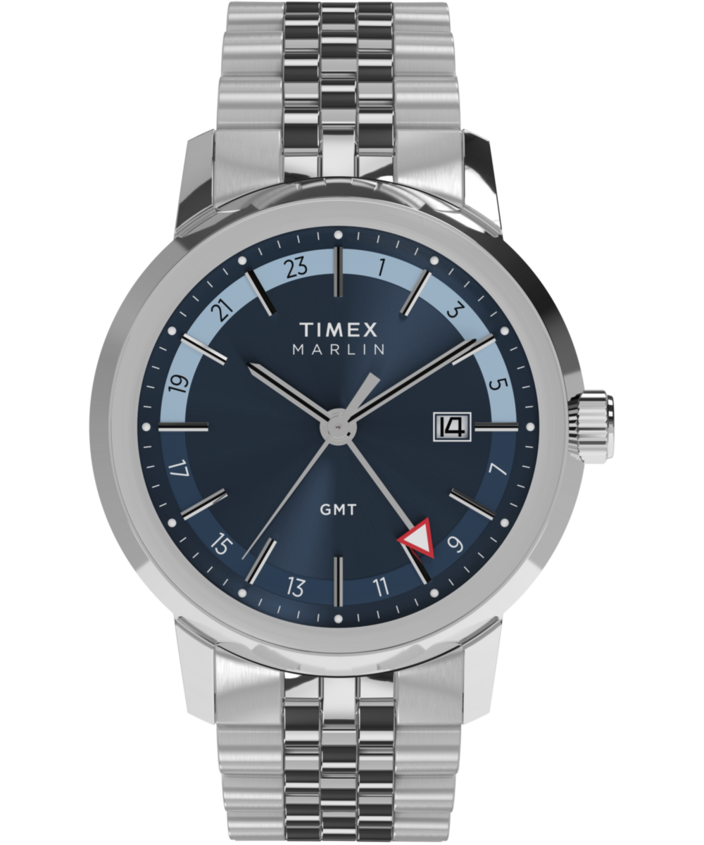 Marlin® Quartz GMT 40mm Stainless Steel Bracelet Watch - TW2Y47600