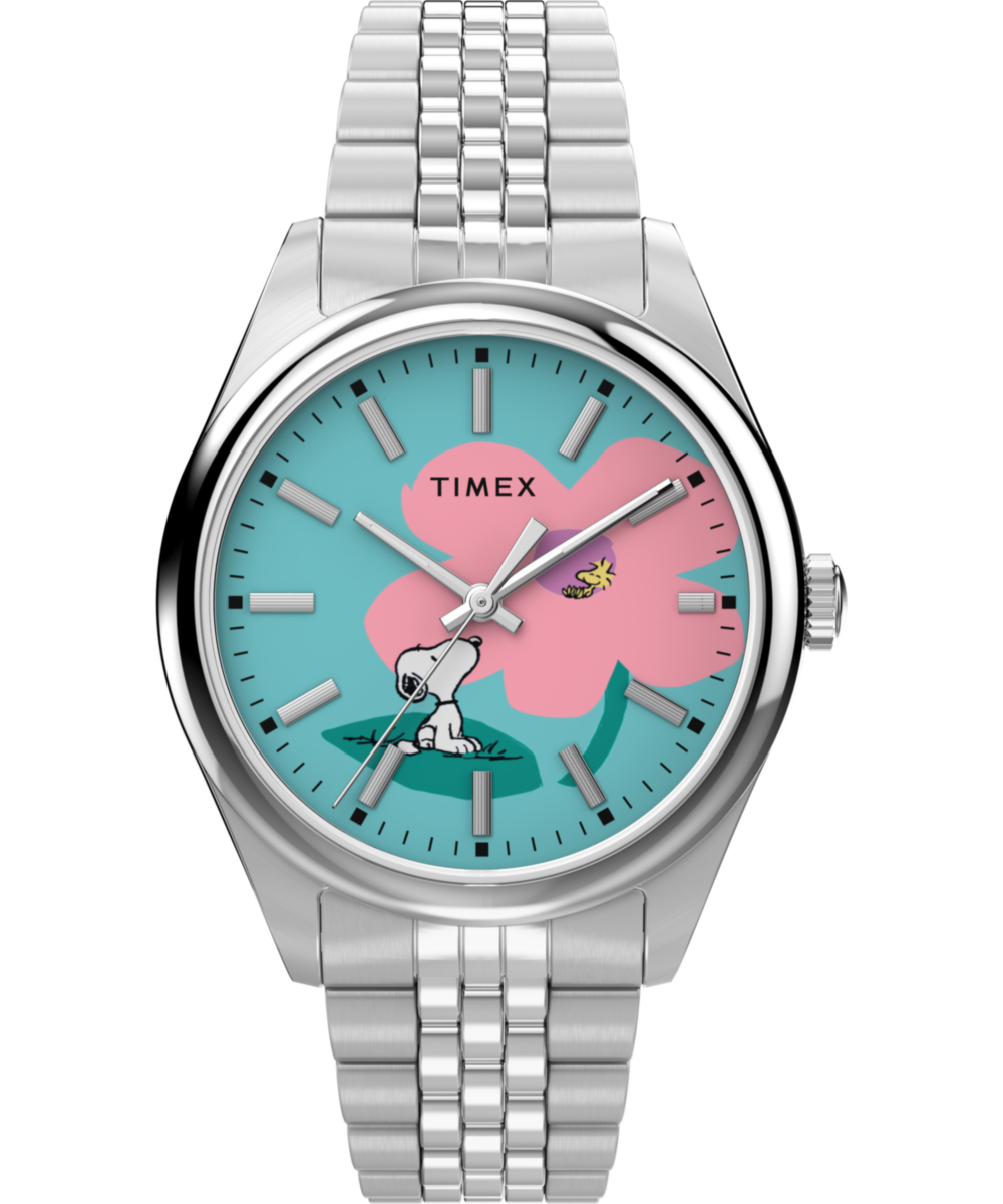 ブリッジオブタイムズ Peanuts® x Timex Legacy Snoopy with Flower Dial 36mm Stainless
