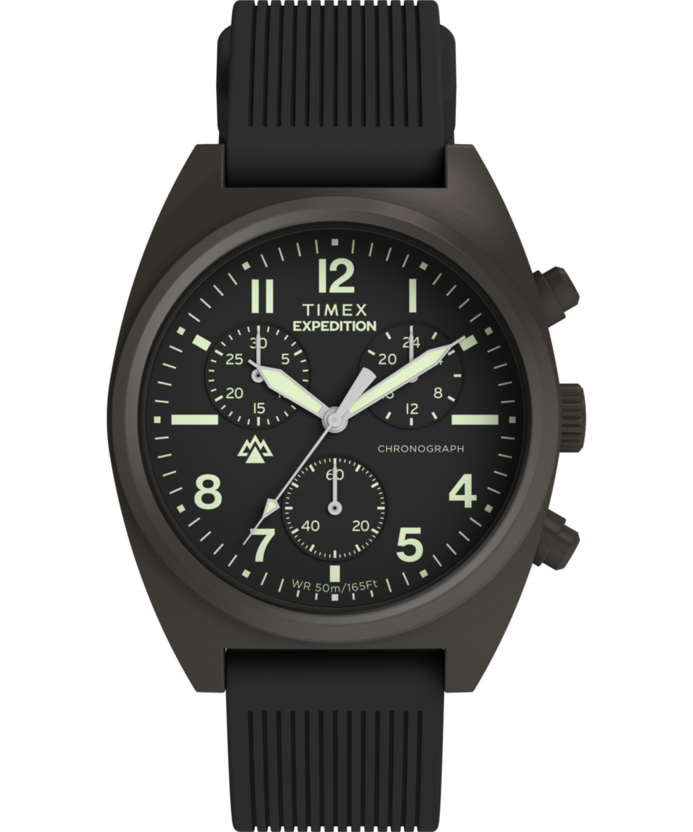 オプティック Expedition® Capstone Chronograph 41mm Silicone Strap Watch