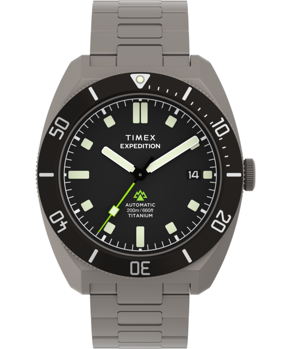 トゥデイ Expedition® Pioneer Titanium Automatic 41mm Bracelet Watch