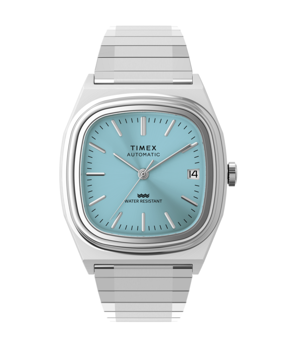 Timex® Automatic 1983 E Line 34mm Stainless Steel Expansion Band