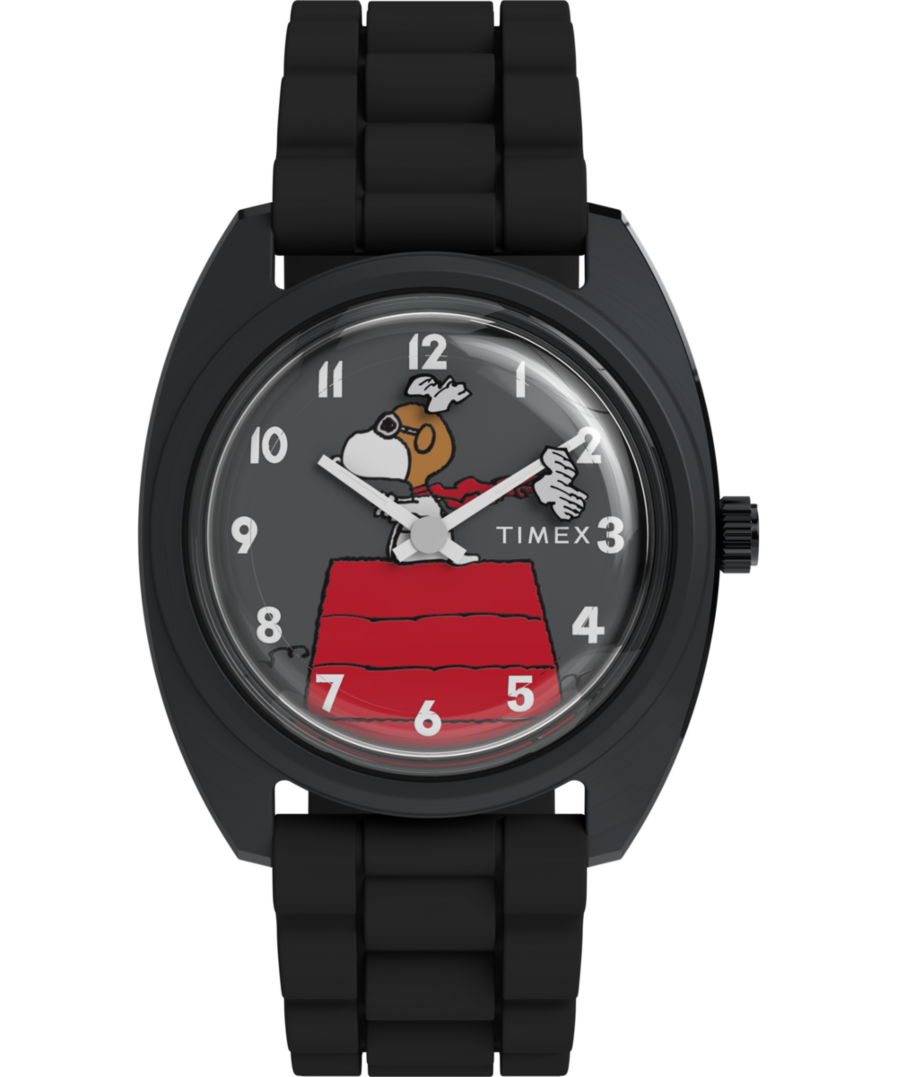 【限定7インチ】CHARLIE P SIXTEEN TONS OF Peanuts® x Timex 1979 Reissue Inspired 37mm Silicone Strap Watch