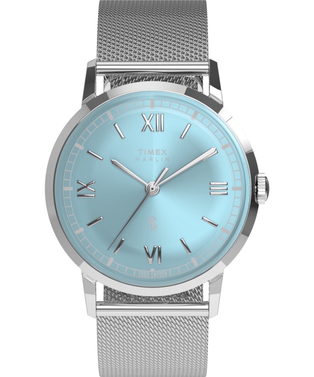 Todd Snyder x Timex Marlin® Mesh 34mm Stainless Steel Bracelet