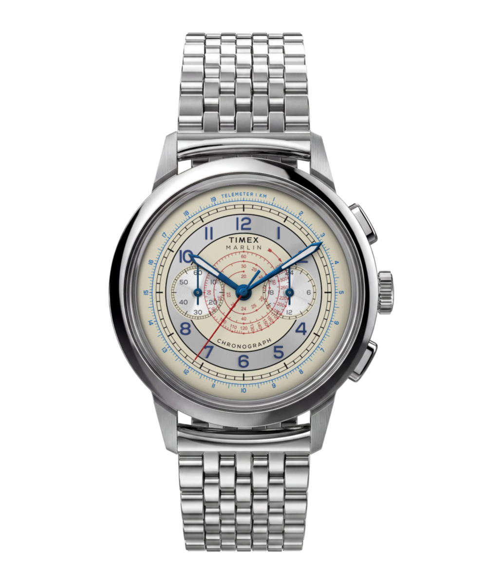 Marlin® Neo Classic Chronograph 40mm Stainless Steel Bracelet