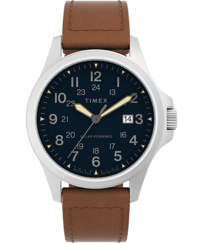 TW2V03600QY Expedition North Field Post Solar 41mm Eco-Friendly Leather Strap Watch primary image