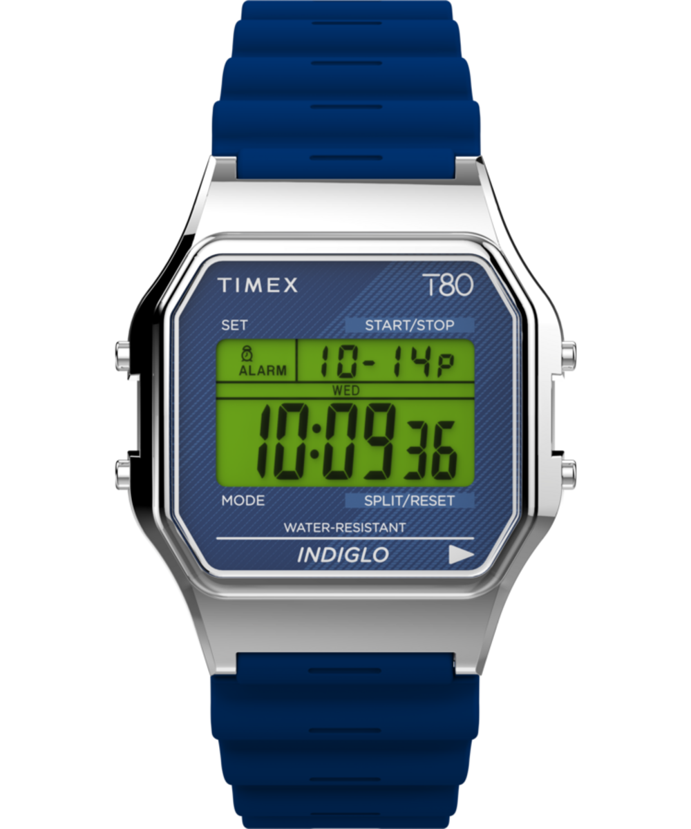 Timex T80 34mm Resin Strap Watch TW2V41200 Timex EU