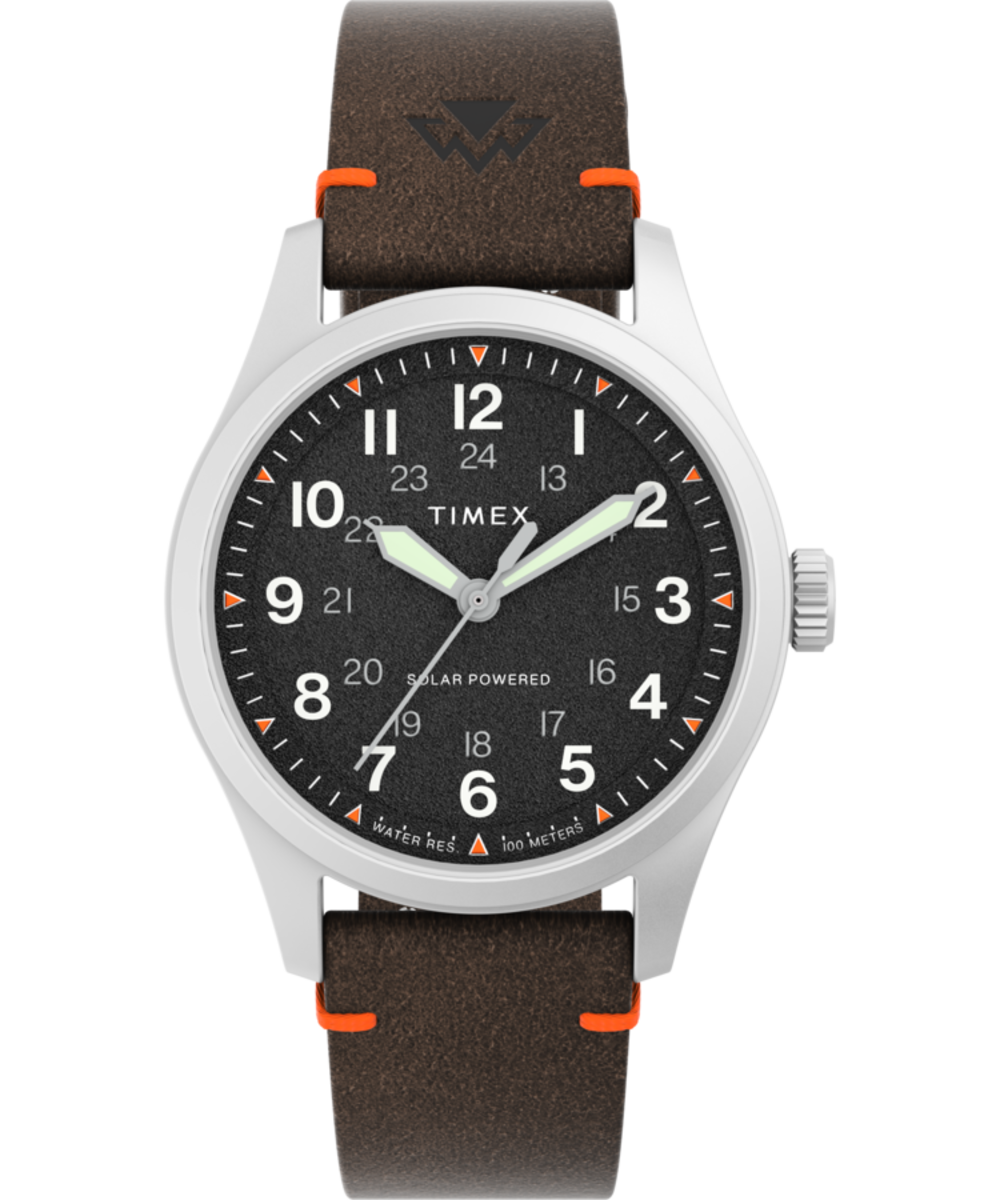Expedition North® Field Solar 36mm Eco-Friendly Leather Strap 