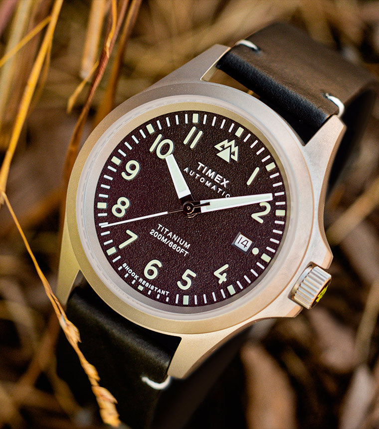 Expedition Titanium Automatic 41mm Eco-Friendly Leather Strap
