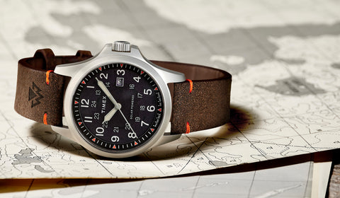 Expedition Field Solar 41mm Eco-Friendly Leather Strap Watch ...