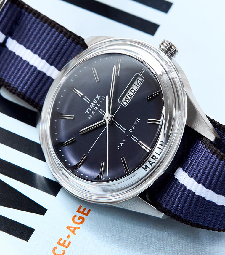 Marlin® Jet Quartz 38mm Fabric Strap Watch - TW2Y37400 | Timex EU