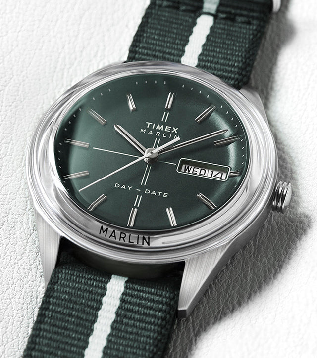 Marlin® Jet Quartz 38mm Fabric Strap Watch TW2Y37500 Timex EU