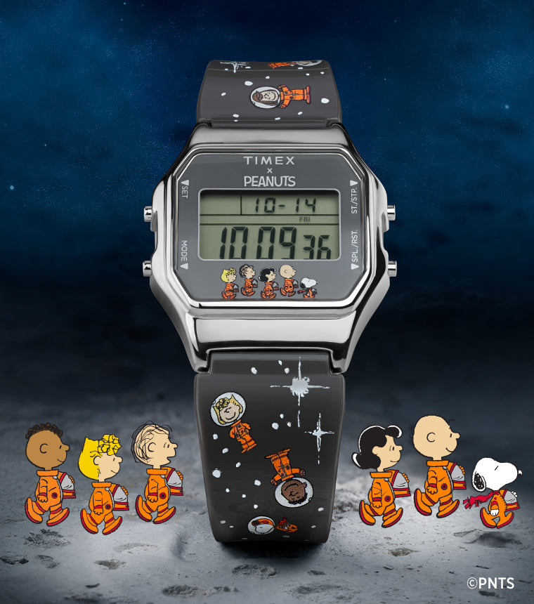 Peanuts® x Timex T80 Peanuts Space 34mm Resin Strap Watch