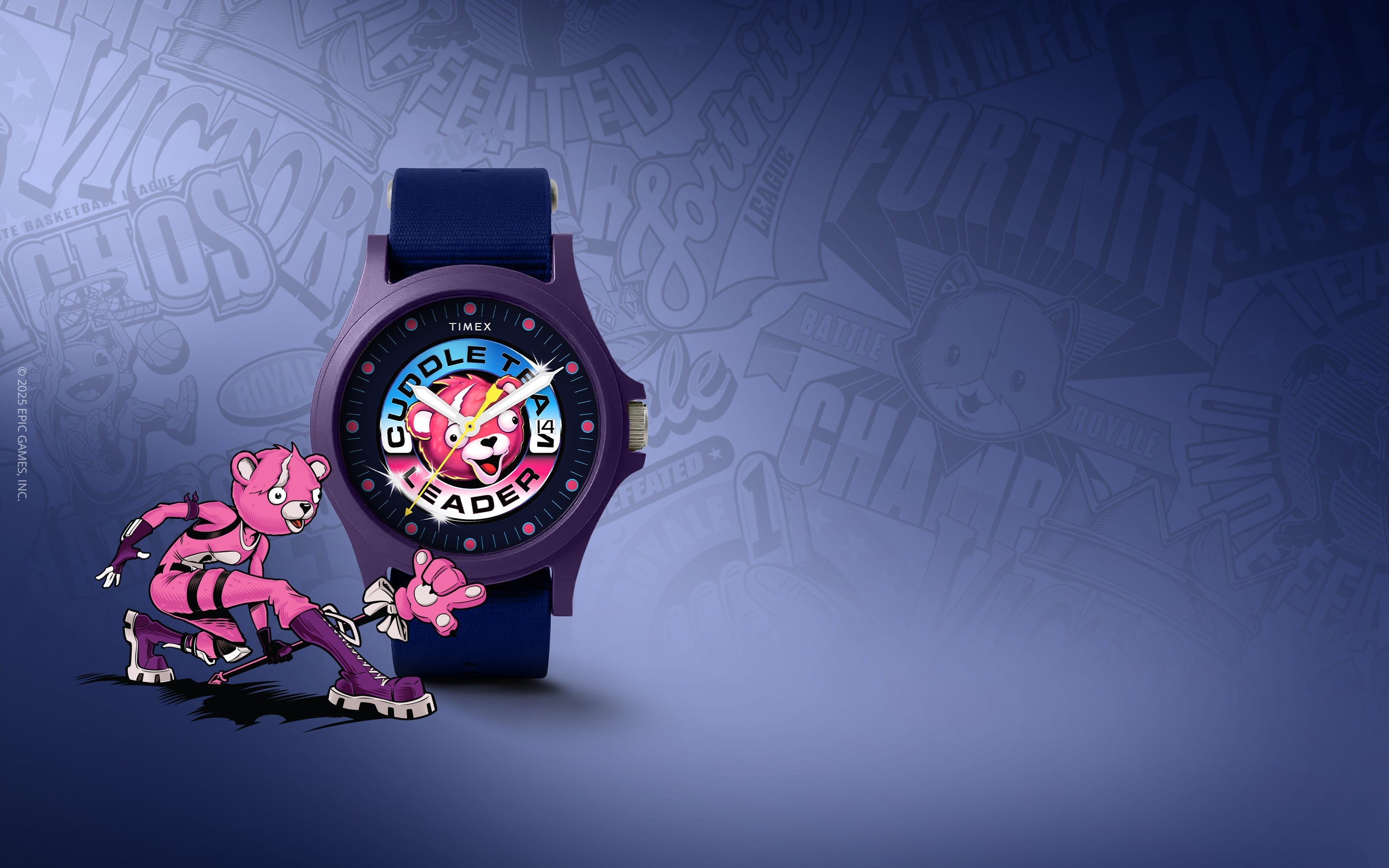Timex x Fortnite Acadia 40mm Fabric Strap Watch - TW2Y46200 | Timex EU