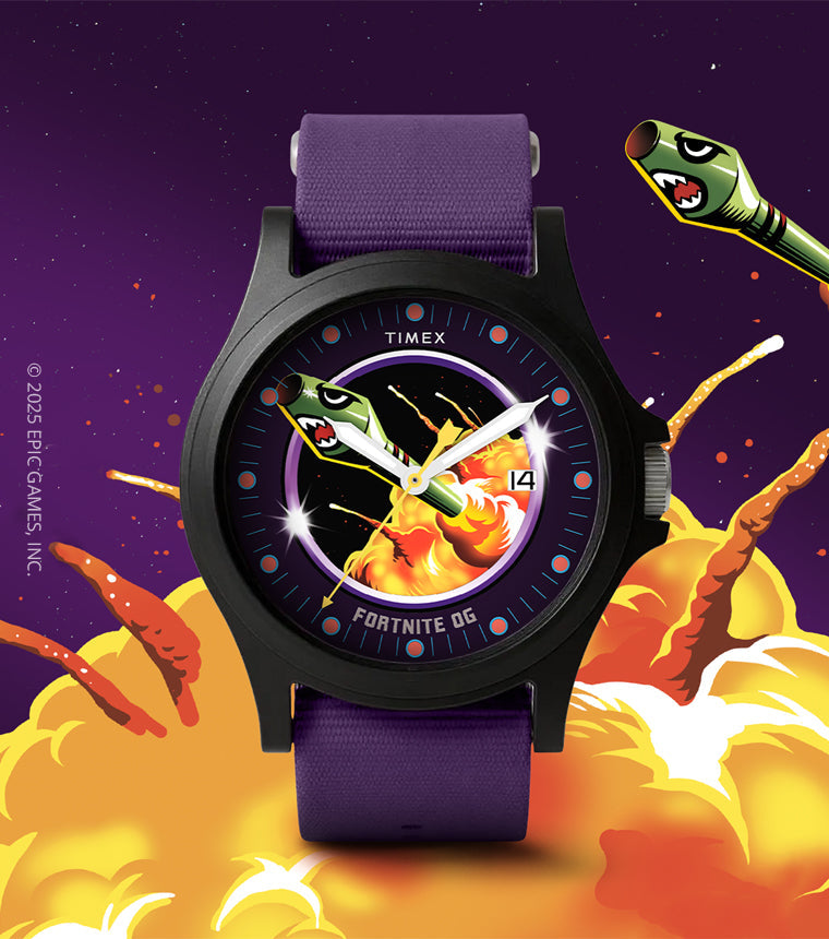 Timex x Fortnite Acadia 40mm Fabric Strap Watch - TW2Y46300 | Timex EU