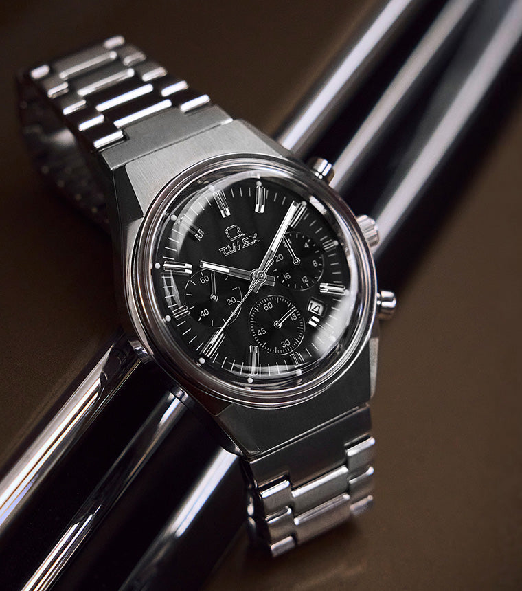 プライドオブオークニー Q Timex® Falcon Eye Chronograph 40mm Stainless Steel Bracelet