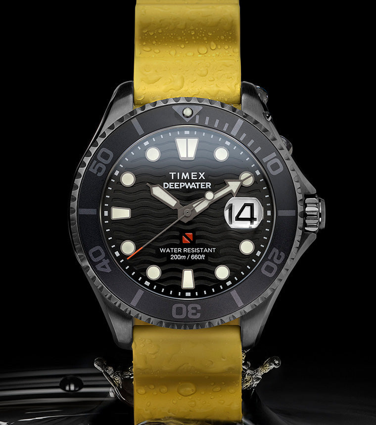 Deepwater Meridian 200 44mm Synthetic Rubber Strap Watch