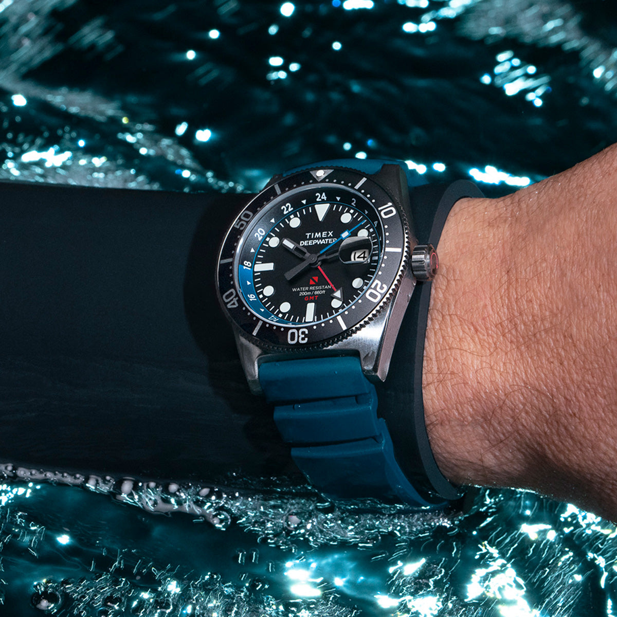 Deepwater Reef 200 41mm Synthetic Rubber Strap Watch - TW2W74600