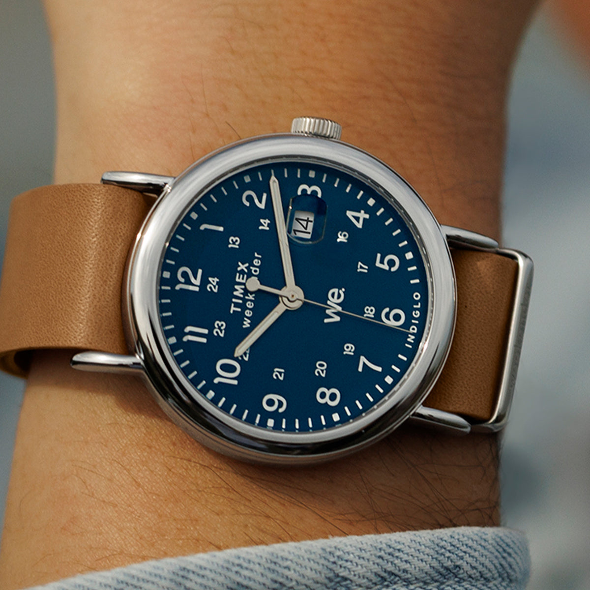 Weekender 40mm Leather Strap Watch - TW2W86800 | Timex EU