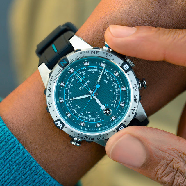 Expedition Tide-Temp-Compass 45mm Silicone Strap Watch TW2W24200