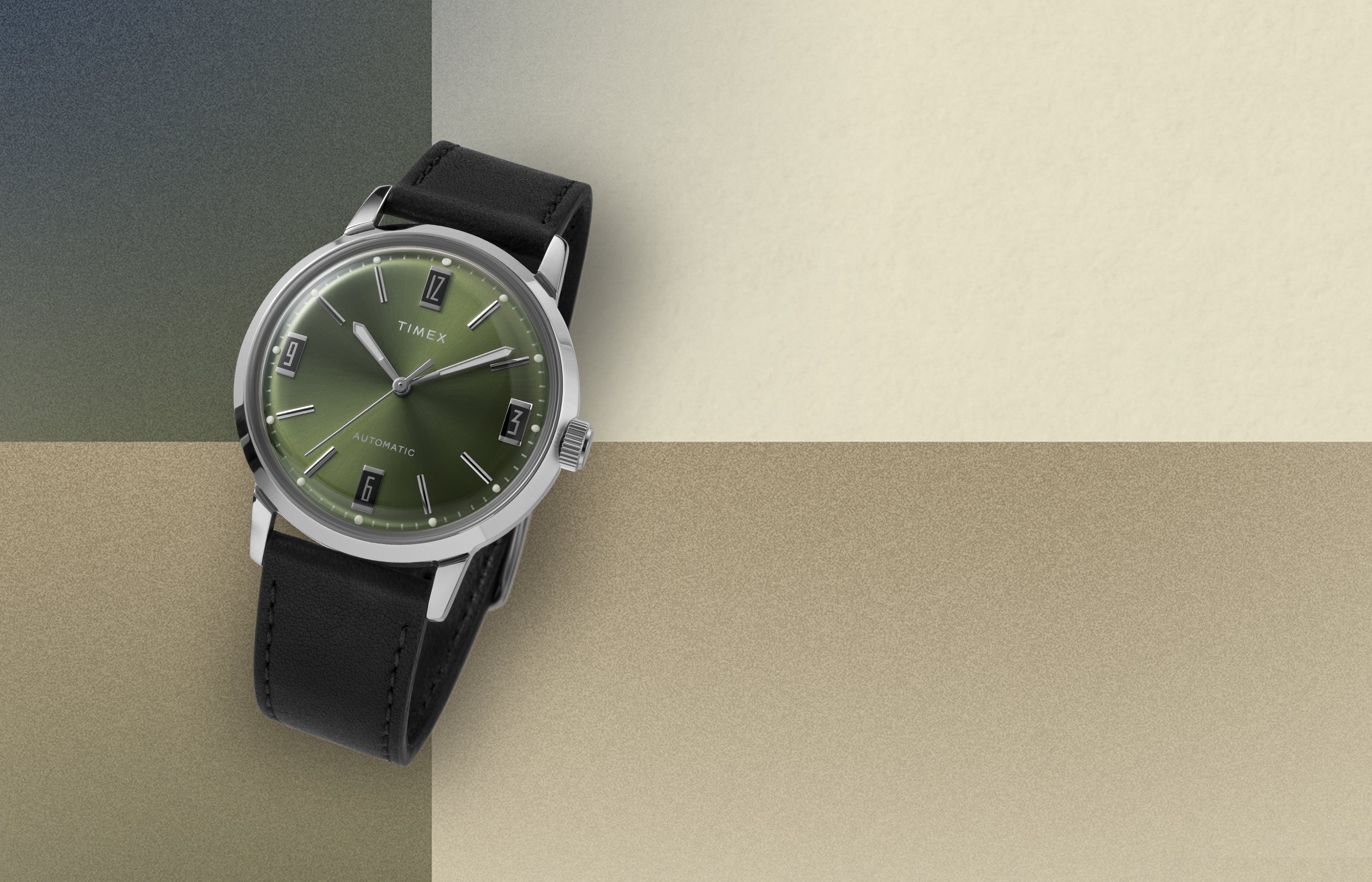 Marlin® Automatic 40mm Leather Strap Watch - TW2V44600 | Timex EU