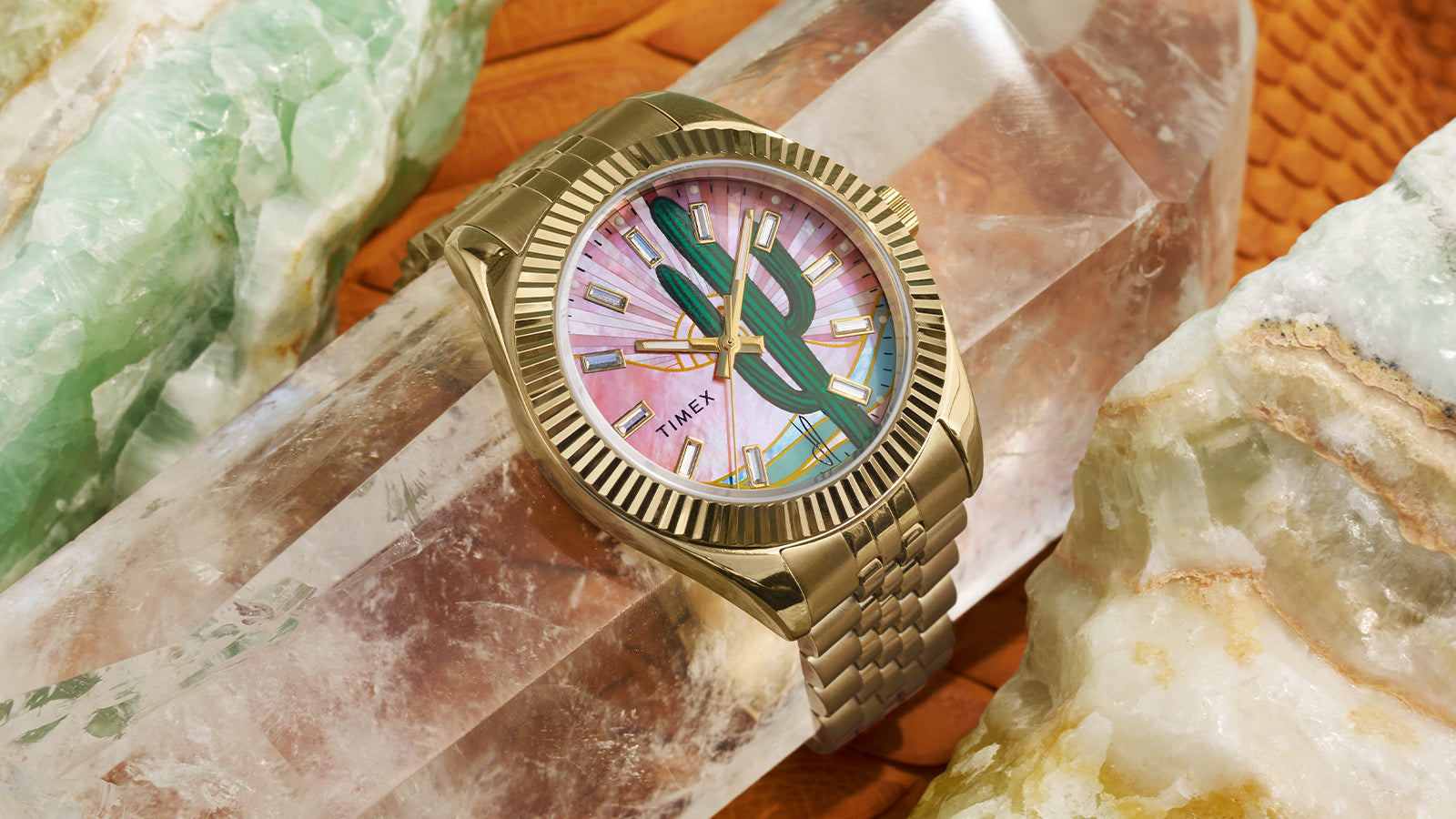 Timex x Jacquie Aiche Desert Daze 36mm Stainless Steel Bracelet