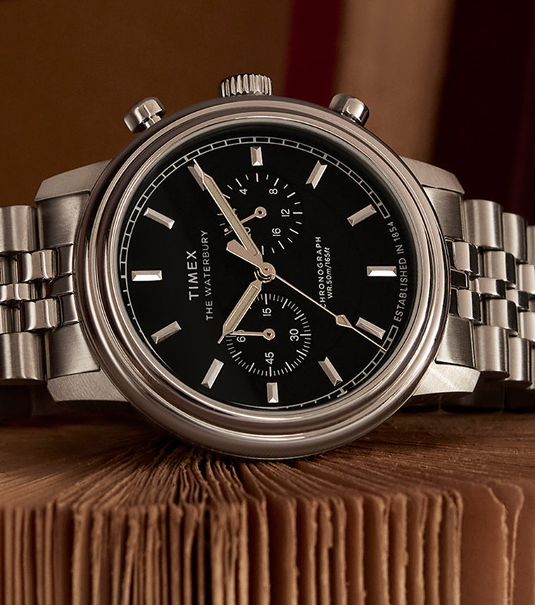 Waterbury Metropolitan Chronograph 41mm Stainless Steel Bracelet