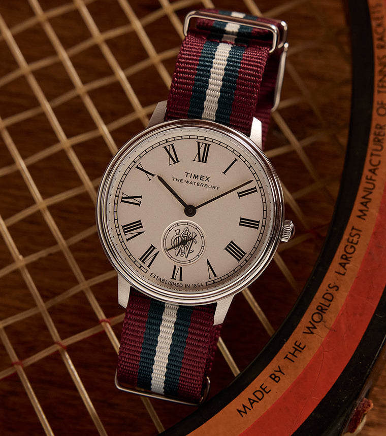 Waterbury Metropolitan Sub-Second 39mm Fabric Strap Watch