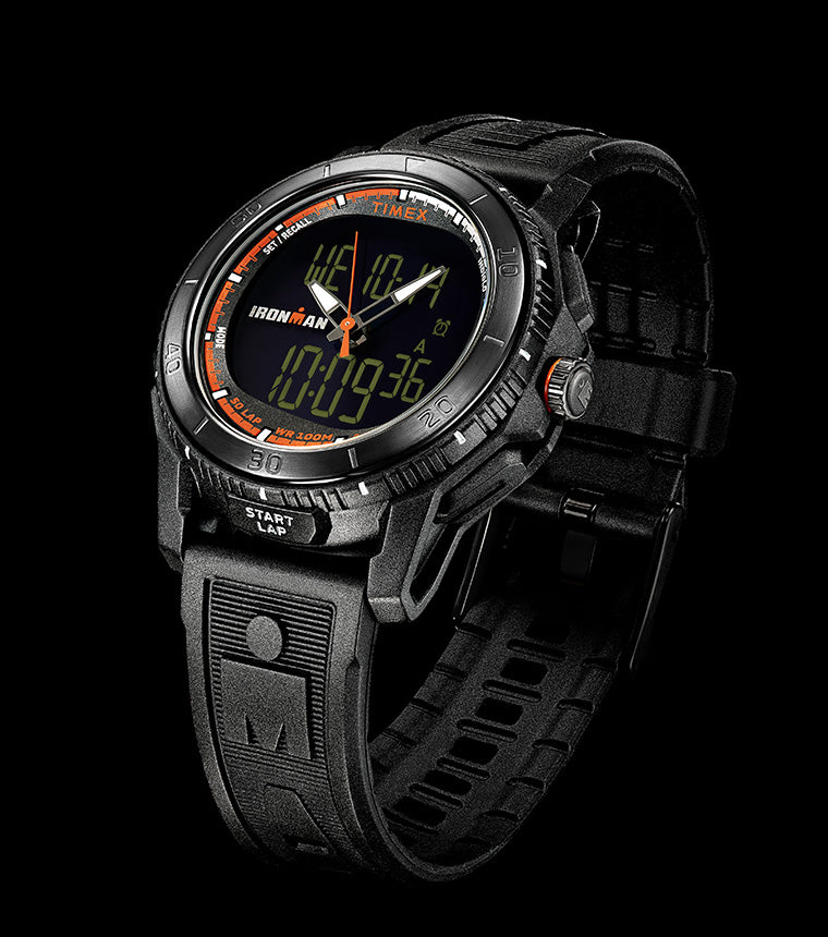 TIMEX® IRONMAN® Adrenaline Ana-digi 46.5mm PU Strap Watch