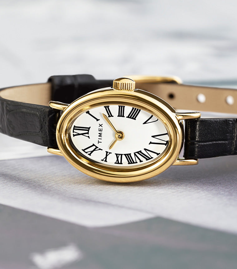 Cavatina 19mm Leather Strap Watch - TW2W78300 | Timex EU