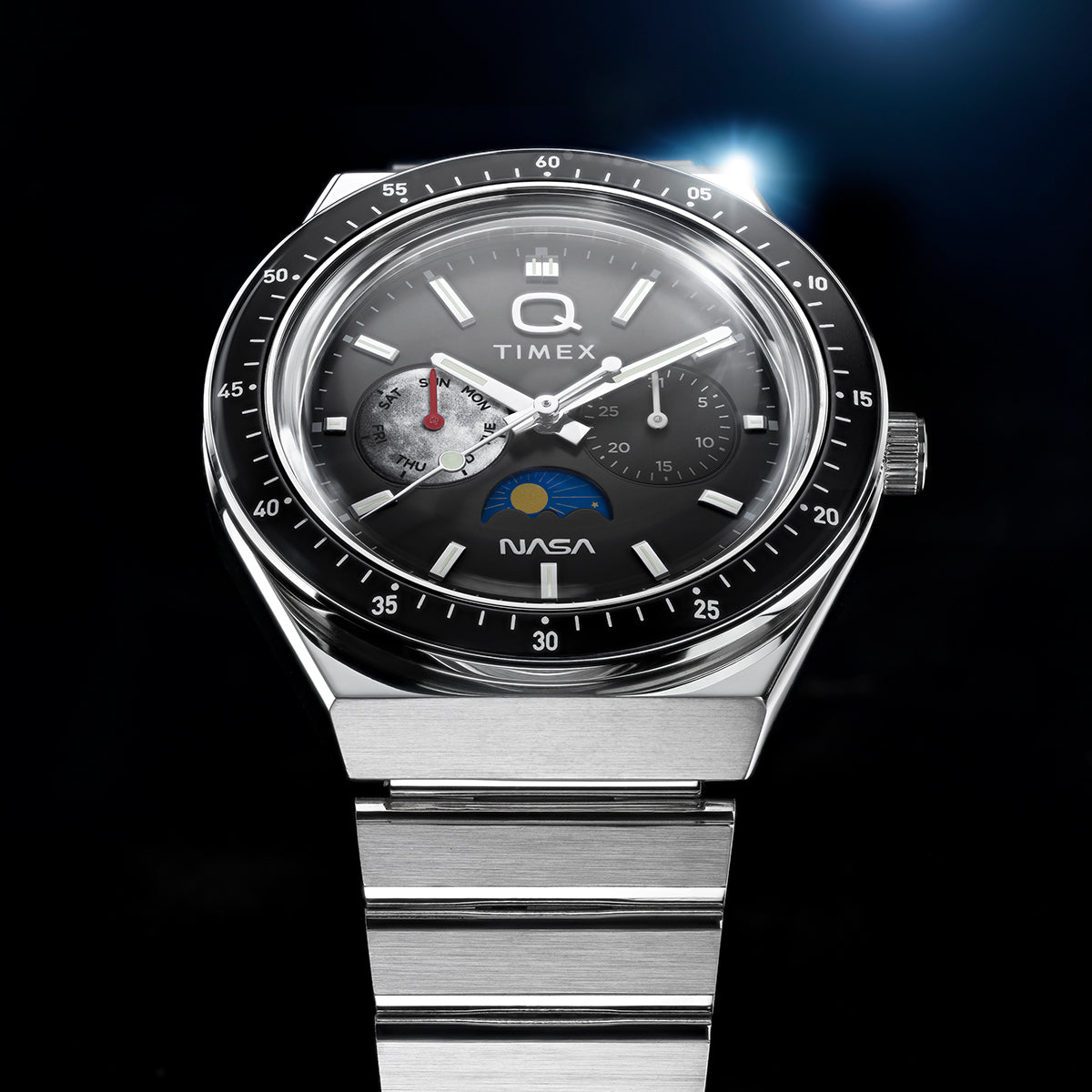 天理　A Q Timex NASA 40mm Stainless Steel Bracelet Watch - TW2Y56700