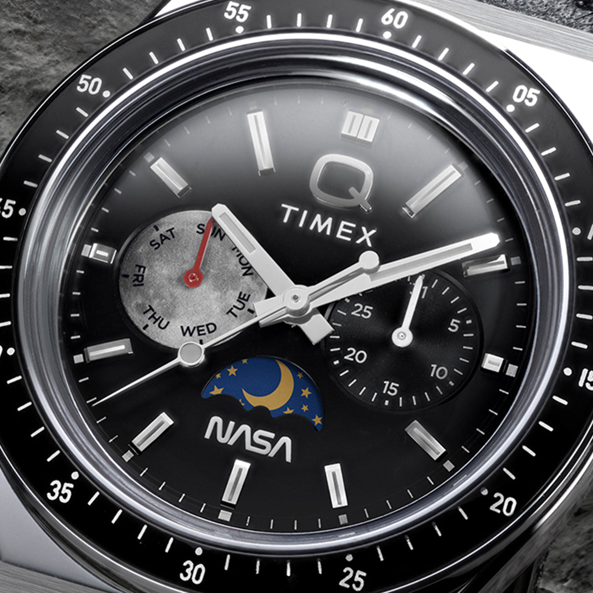 天理　A Q Timex NASA 40mm Leather Strap Watch - TW2Y56800 | Timex EU