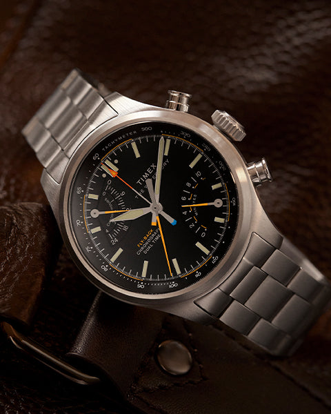 Marlin® Moon Phase 40mm Stainless Steel Bracelet Watch - TW2W51300