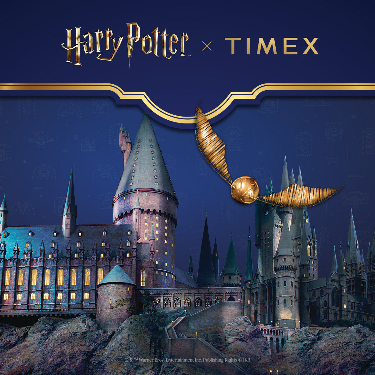Harry Potter x Timex Weekender Butterbeer 40mm Fabric Strap Watch